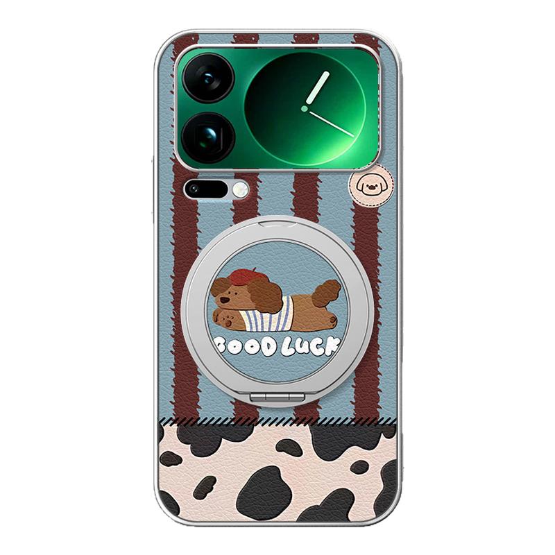 秋冬新款适用小米17promax手机壳小米15/14保护套13磁吸支架12x外壳12卡通17pro可爱ultra高级感12s条纹小狗