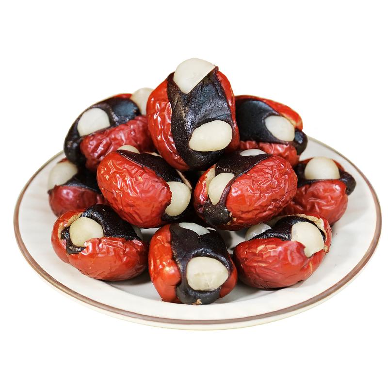 童大义抱福枣开袋即食红枣夹血糯米草莓泡芙枣营养休闲办公室零食