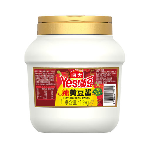海天辣黄豆酱1.9kg/1瓶餐饮商用