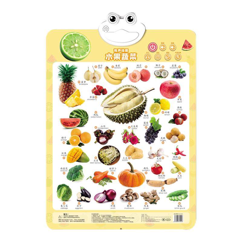 宝宝有声早教挂图墙贴认知启蒙婴幼儿童点读发声书益智玩具学说话,玩具/童车/益智/积木/模型,玩具挂图/认知卡,淘宝优惠券,粉丝福利购,淘宝优惠卷