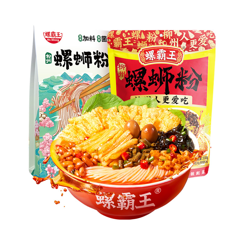 螺霸王螺蛳粉组合装经典原味