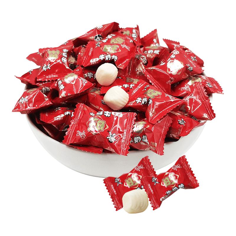 旺仔牛奶糖旺旺散装糖果结婚喜糖婚糖满月专用批发软糖爆款小零食