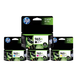 原装hp惠普965墨盒黑色彩色 965xl大容量OfficeJet Pro 9010 9012 9016 9018 9019 9020 9026 9028打印机墨盒
