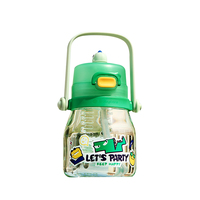 babycare兒童水杯玩趣吸管杯