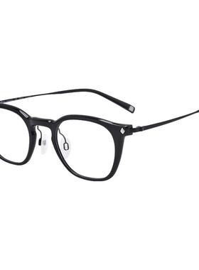 CHARMANT夏蒙眼镜显瘦方框百搭气质显白TR材质可配近视镜GA38177