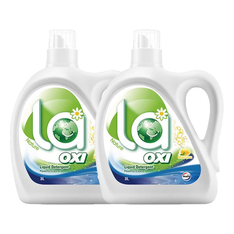 威露士洗衣液3L6斤LA有氧老版松木柠檬除菌除螨1箱24斤批发团购