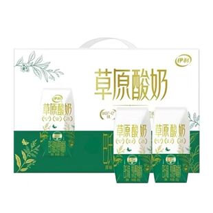 10巴氏杀菌风味整箱礼盒装 伊利草原酸奶200g 230g