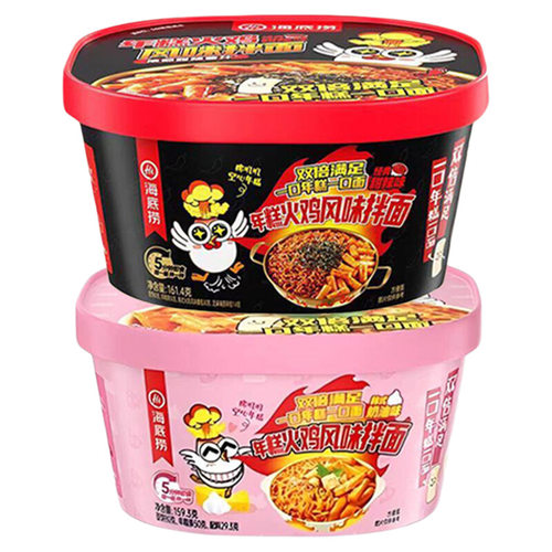 海底捞 韩式年糕火鸡拌面方便面经典甜辣味奶油味宵夜速食包邮
