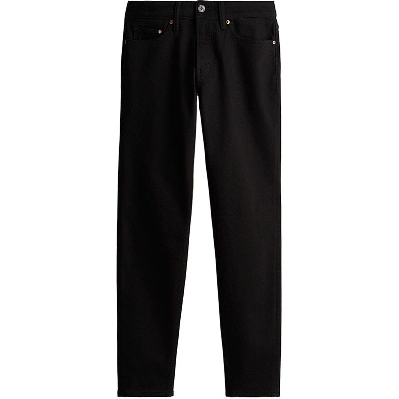 HM男装牛仔裤冬季合身中腰锥形通勤5袋式舒适时尚休闲长裤0931747,男装,牛仔裤,淘宝优惠券,粉丝福利购,淘宝优惠卷