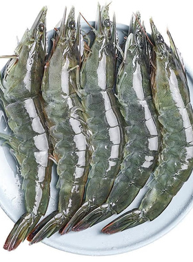大虾鲜活特大号基围虾青岛海鲜生鲜冻虾白虾水产王牌速冻冷冻新鲜