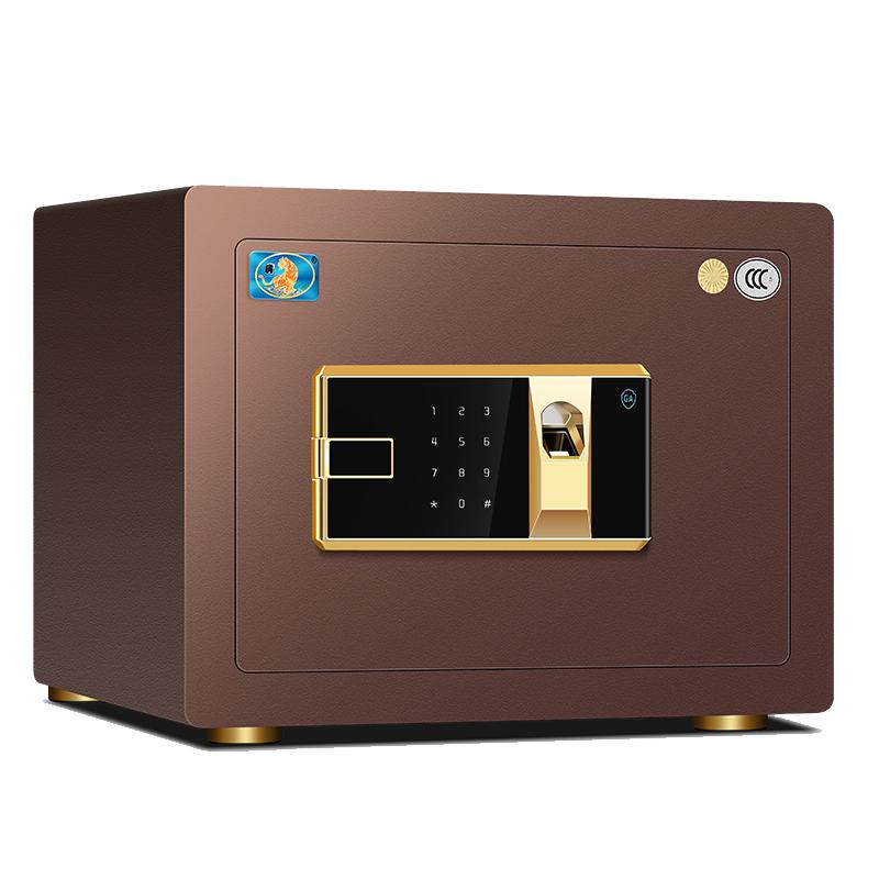虎牌保险柜家用防盗小型原3C 30/35/40/45cm高办公CSP指纹保险箱入墙入衣柜 床头保险柜全钢防盗高端2025新品