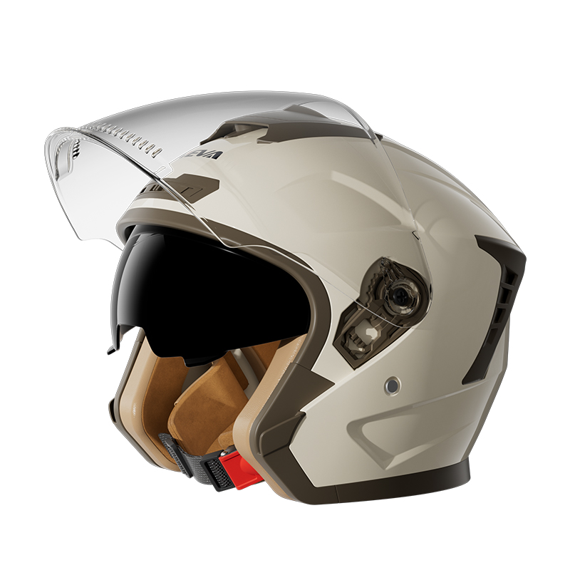 电动车头盔男四季通用3C认证摩托车女冬季保暖防雾安全帽新款双镜