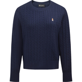 棉感柔软气质绞花针织衫 暇步士女士毛衣含羊绒春季 女 明星同款