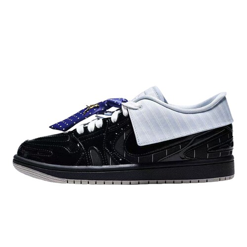 耐克女鞋Air Jordan 1 MM V3可拆卸领带AJ1低帮运动鞋IR7554-001