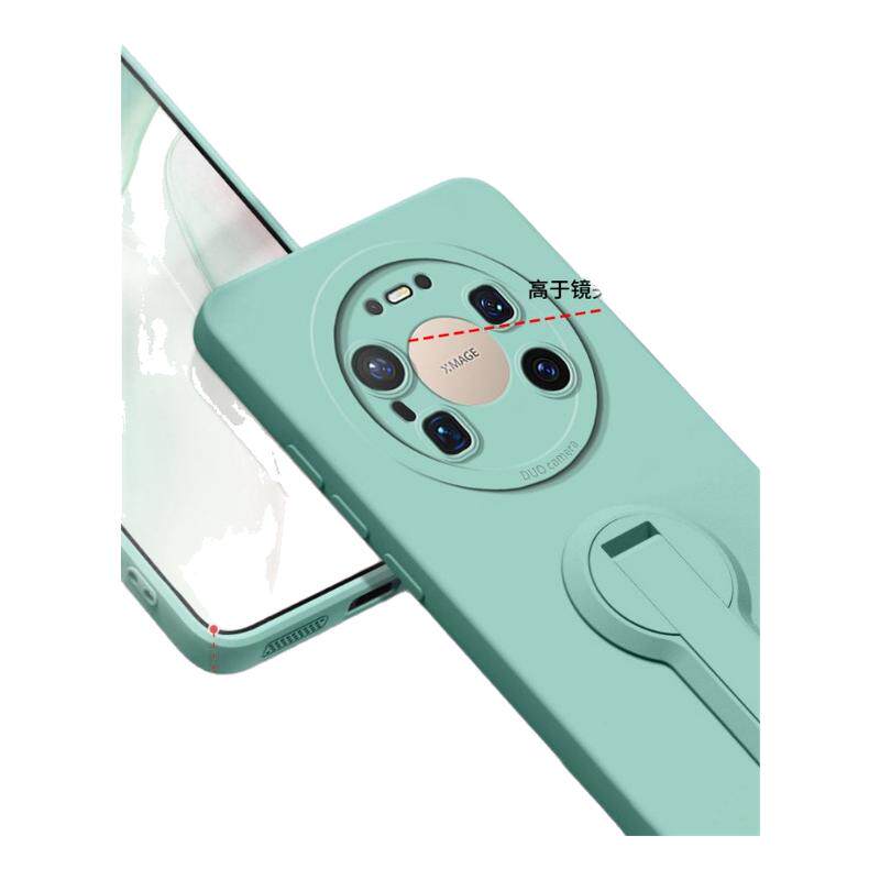 适用支架华为mate80promax手机壳新款mate70air保护套高级感60pro+全包防摔液态硅胶50带手绳40E男女30软外后