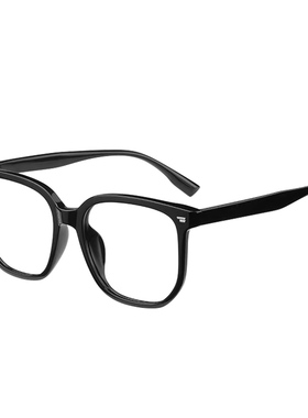 FENCH黑框眼镜女通用大框显脸小防蓝光素颜神器复古镜架可配度数