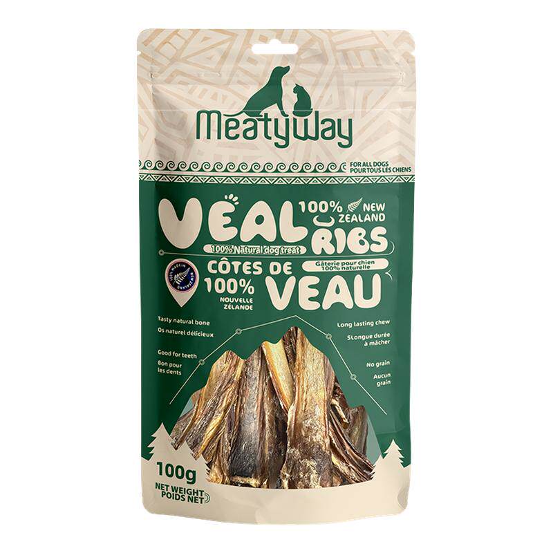 【下拉详情领专属优惠】Meatyway爵宴新西兰进口肉干小牛肋骨100g