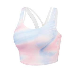 VfU中强度运动文胸假两件拼色美背外穿背心瑜伽普拉提健身内衣