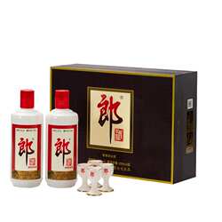 郎牌郎酒53度酱香型白酒500ml2瓶礼盒装普郎过节送礼自饮口粮酒