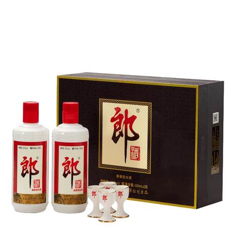 郎牌郎酒普郎53度500ml*2礼盒装