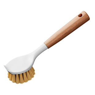 锅刷家用榉木长柄洗锅刷子厨房长柄洗锅神器清洁刷子洗碗刷