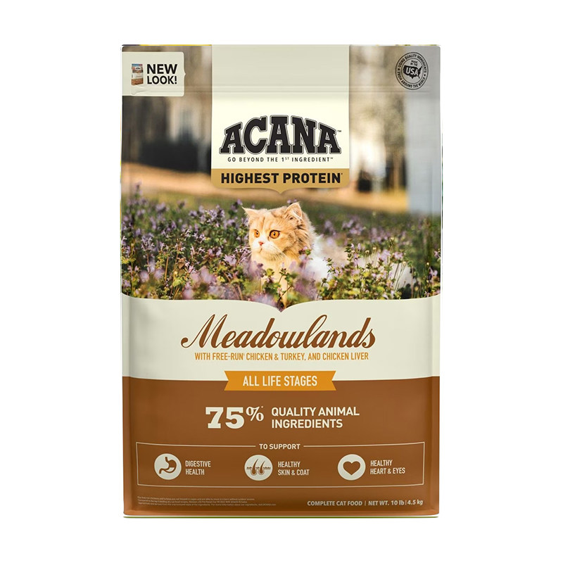 【百补】临期 ACANA爱肯拿鸡肉猫粮无谷成幼猫牧场盛宴猫粮4.5KG