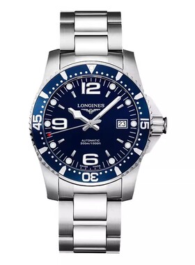 Longines浪琴正品手表康卡斯潜水夜光自动机械男表L3.742.4.96.6