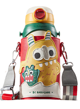 babycare多功能饮水杯婴幼儿宝宝保温杯316三合一保温杯吸管杯