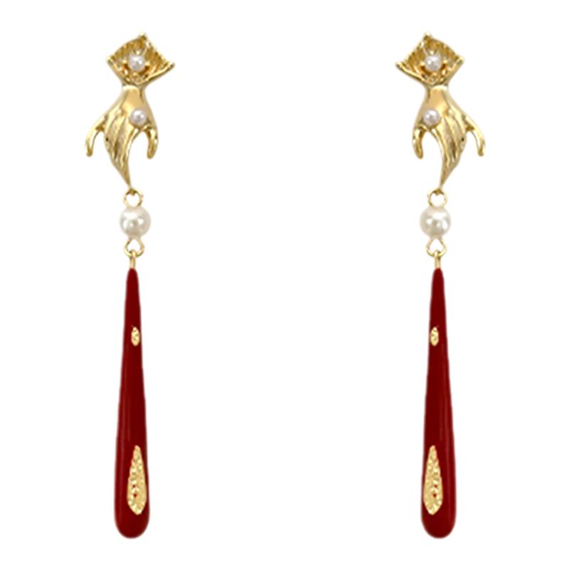 时尚轻奢新中式复古耳环