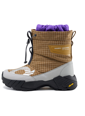 happynocnoc「抗-30°C极寒」V底湿冰止滑防水保暖专业雪地靴鞋子