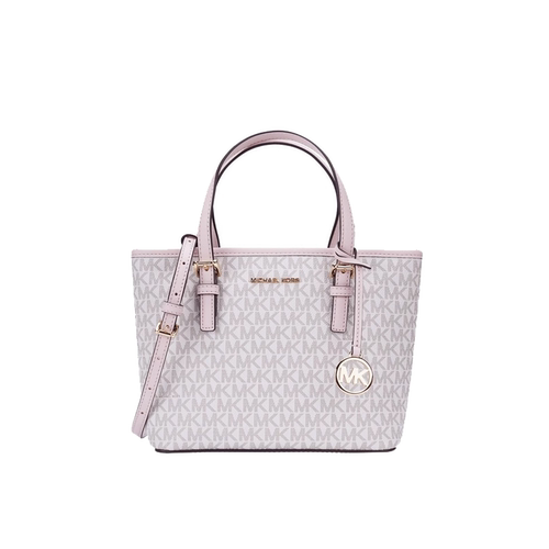 【正品保证】MK女包菜篮子 JET SET老花拼色托特包单肩手提斜挎包