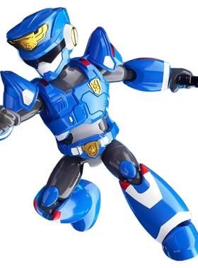 F5积木人正版迷你特工队7超级战警力量关节可动人偶公仔男孩儿童