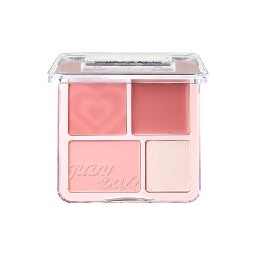 橘朵腮红高光盘膨胀腮红膏三合一