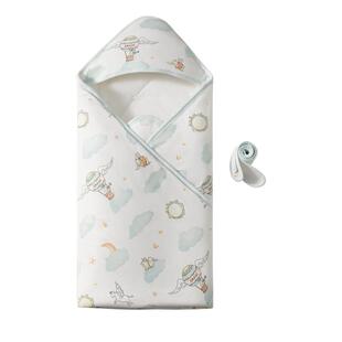 外出抱被 嫚熙婴儿包被初生婴儿春夏包单纯棉a类包巾四季 百补