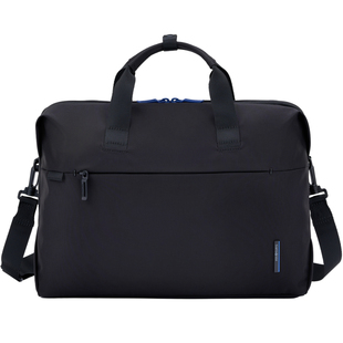 Samsonite新秀丽黑色公文包轻便日常百搭通勤外出电电脑包UH2