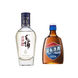 劲牌品鉴小酒蓝标劲酒36度50ml 毛铺尊享42.8度100ml 1瓶
