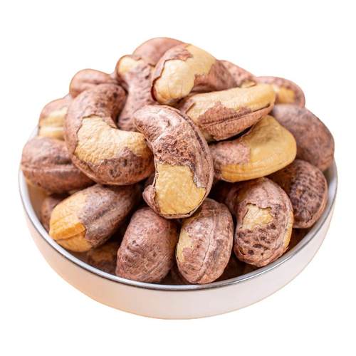 紫皮腰果盐焗2025年新货越南特产紫衣腰果仁大腰果孕妇无添加坚果