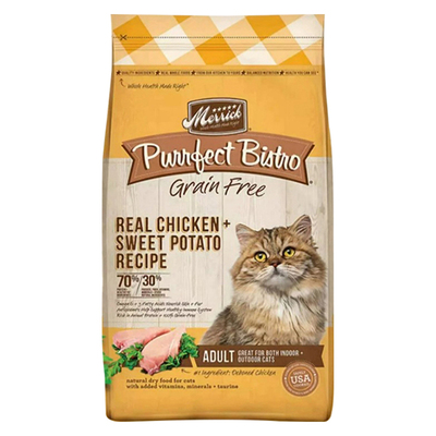 【百】Merrick麻利猫粮美国进口去骨鸡肉天然无谷鸡肉全价成猫粮