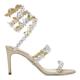 EDEN系列米色水钻女士高跟凉鞋 CAOVILLA 礼物 RENE