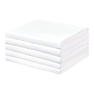 正品制式白床单加厚纯白军训学生高密度单人内务床单防皱不起球