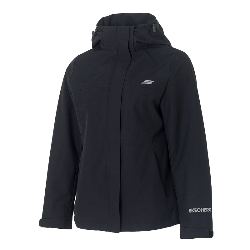 斯凯奇秋季新款冲锋衣式外套