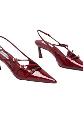 [金靖同款]Steve Madden思美登LIANA焕新交叉细带小猫跟高跟鞋