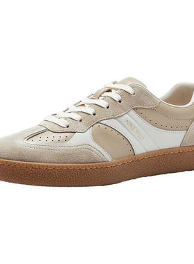 Nine West/玖熙复古德训鞋女款秋冬休闲鞋阿甘鞋运动板鞋百搭