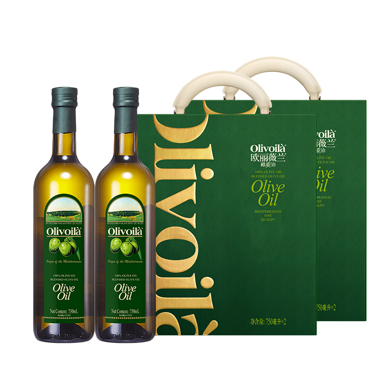欧丽薇兰橄榄油食用油750ml*4瓶礼盒过节送礼正品团购新日期,粮油调味/速食/干货/烘焙,橄榄油,淘宝优惠券,粉丝福利购,淘宝优惠卷