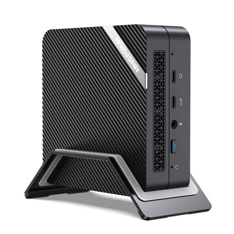 ڲڴӲϵͳ׼ϵͳ UM560XTԴ65W+ԭRZ608 MINISFORUM UM560XT AMDR5-5600H ܾAI PCС칫̨ʽmini1188Ԫ