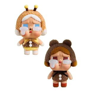 壹号POPMART泡泡玛特CRYBABY眼泪工厂系列哭娃搪胶脸毛绒盲盒挂件