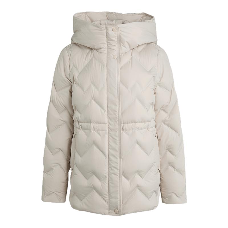 LANDI奶油白温柔系鹅绒服