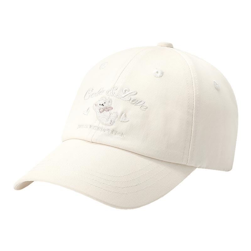 畹町软萌小熊刺绣软顶棒球帽