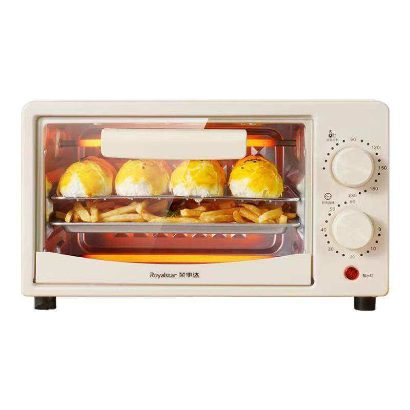 荣事达/Royalsta多功能电烤箱家用迷你oven双层复古绿电烤锅12L升