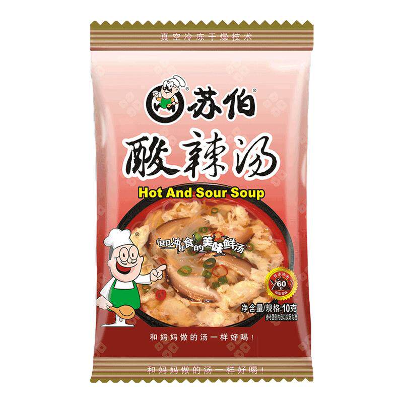 苏伯  酸辣汤料包菌菇日式味噌香鸡肉汤冲泡即食冻干速食调味料